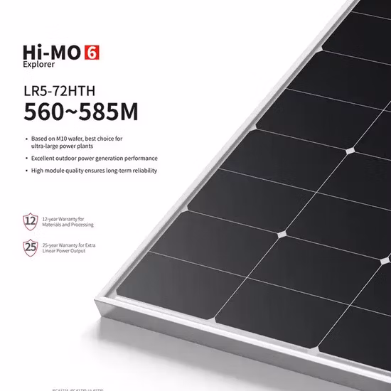 Longi New Arrival Himo-6 Black Frame 415W 420W 425W 430W Mono Half Cell Solar Panel
