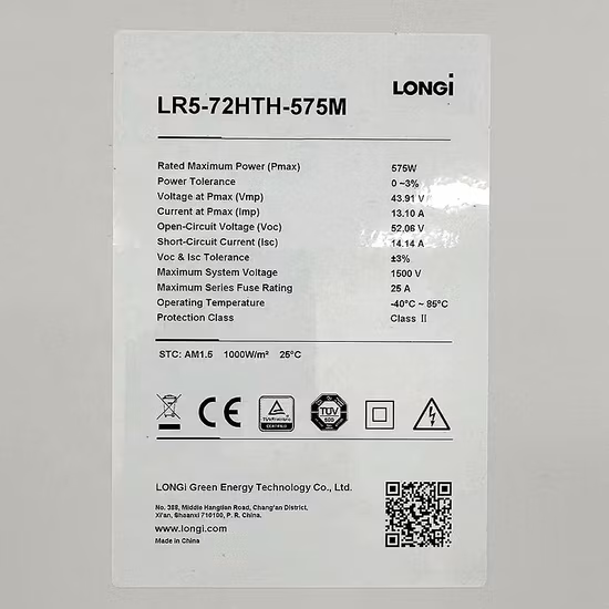 Longi New Arrival Himo-6 Black Frame 415W 420W 425W 430W Mono Half Cell Solar Panel
